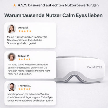 <strong>Calm Eyes – Migräne- & Kopfschmerz-Massagebrille